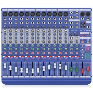 Consola de estudio y directo analogico de 16 entradas con preamplificadores de microfono | DM16 – MIDAS
