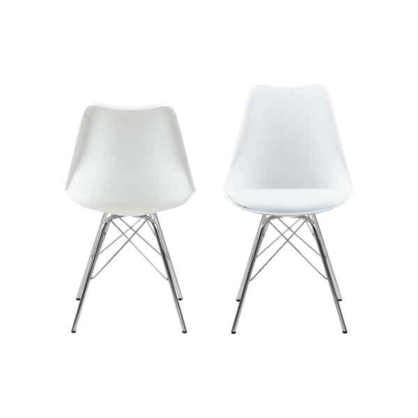 Silla de comedor blanca l IRIS-0