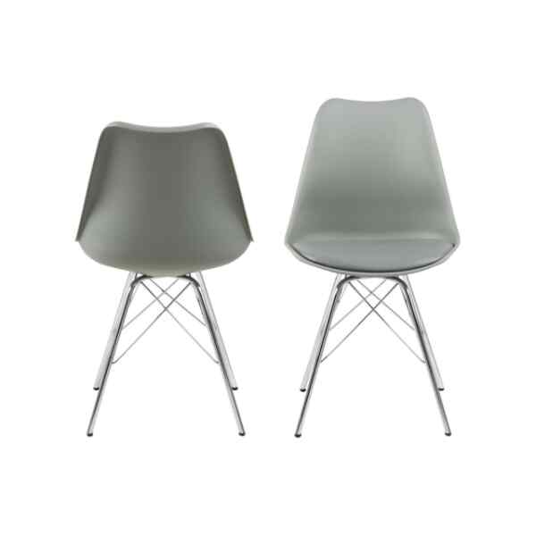 Silla de comedor gris l IRIS-0