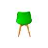 Silla de comedor verde l BORJAN-25479