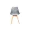 Silla de comedor gris l BORJAN-0