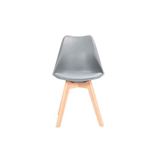 Silla de comedor gris l BORJAN-0