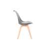 Silla de comedor gris l BORJAN-25472