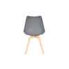 Silla de comedor gris l BORJAN-25473