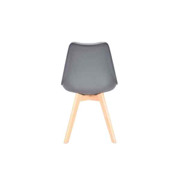 Silla de comedor gris l BORJAN-25473