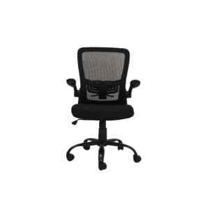Silla con rodos negra l FERRAN