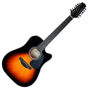 Guitarra electroacustica con funda | GD30CE-12 BSB – TAKAMINE
