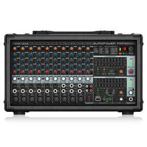 Mezclador autoamplificado de 2000 vatios y 14 canales con procesador Klark Teknik Multi-FX y opcion inalambrica | EUROPOWER PMP2000D – BEHRINGER