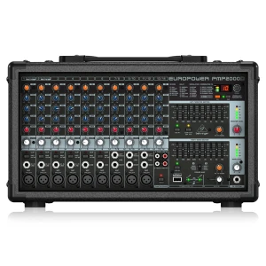Mezclador autoamplificado de 2000 vatios y 14 canales con procesador Klark Teknik Multi-FX y opcion inalambrica | EUROPOWER PMP2000D – BEHRINGER