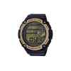 Reloj 5 alarmas negro con dorado l CASIO-0