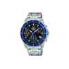 Reloj edifice gris y azul l CASIO-0
