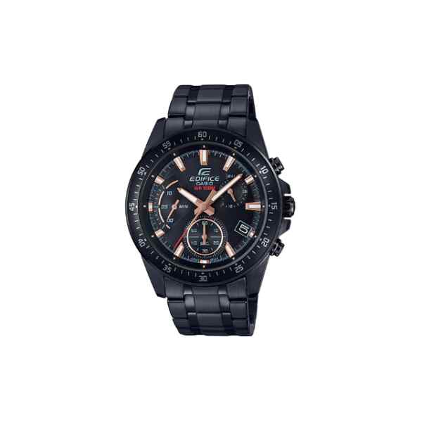 Reloj edifice negro acero inoxidable l CASIO-0