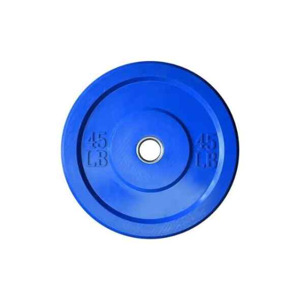 Disco bumper 45lbs azul l MND-0