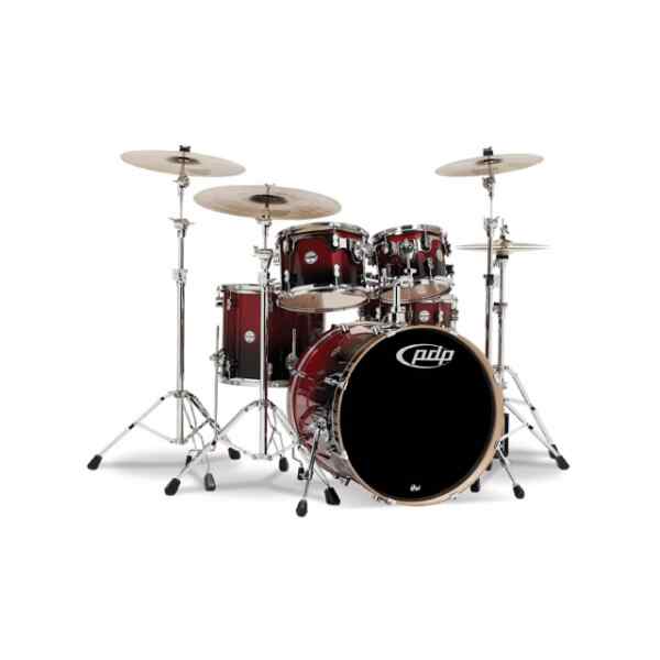 Bateria acustica 6 piezas cherry black l PDP-0