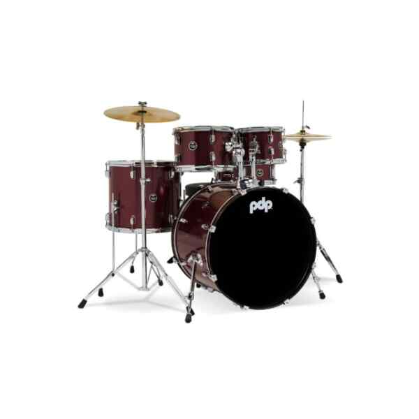 Bateria acustica 5 piezas ruby sparkle red l PDP-0