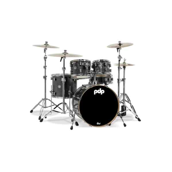 Bateria acustica 5 piezas black sparkle l PDP-0