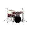 Bateria acustica 7 piezas red to black fade l PDP-0