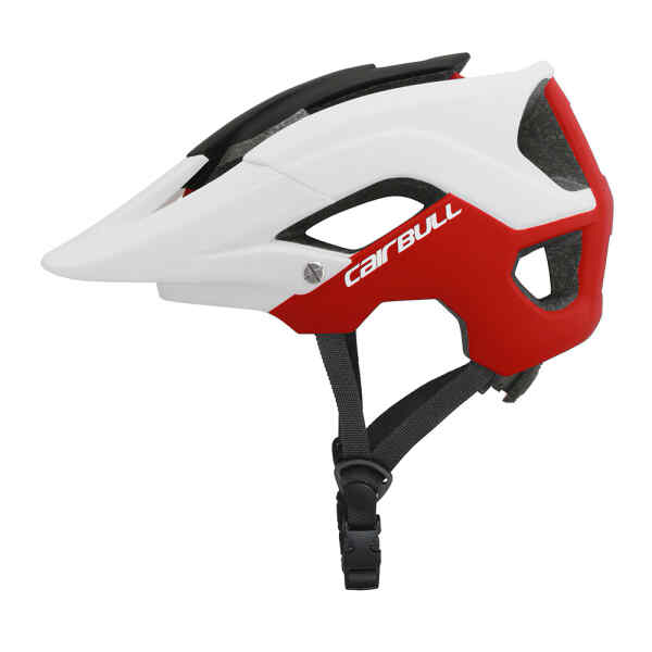 Casco de bicicleta blanco con rojo talla L para todo terreno | TERRAIN - CAIRBULL-0