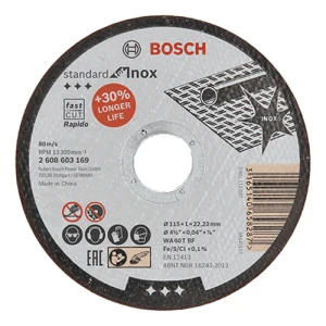 Disco corte inox 4 1/2 l BOSCH