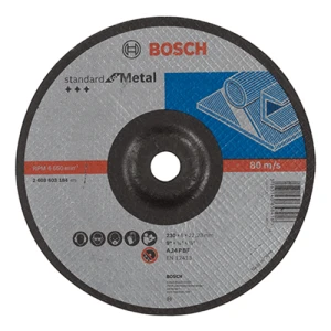Disco desbaste metal 9 x 1/4 standard prc l BOSCH