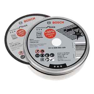 Disco corte inox 4 1/2 standard 10 unidades l BOSCH