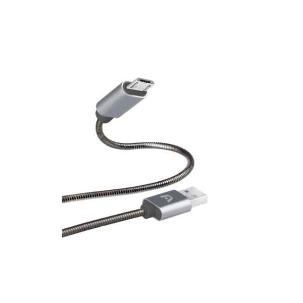 Cable usb a micro usb metalizado l ARGOM-0