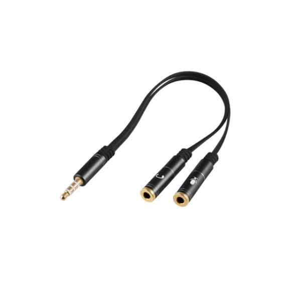 Adaptador 3.5mm a audio y microfono l ARGOM-0