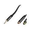 Adaptador 3.5mm a audio y microfono l ARGOM-26939