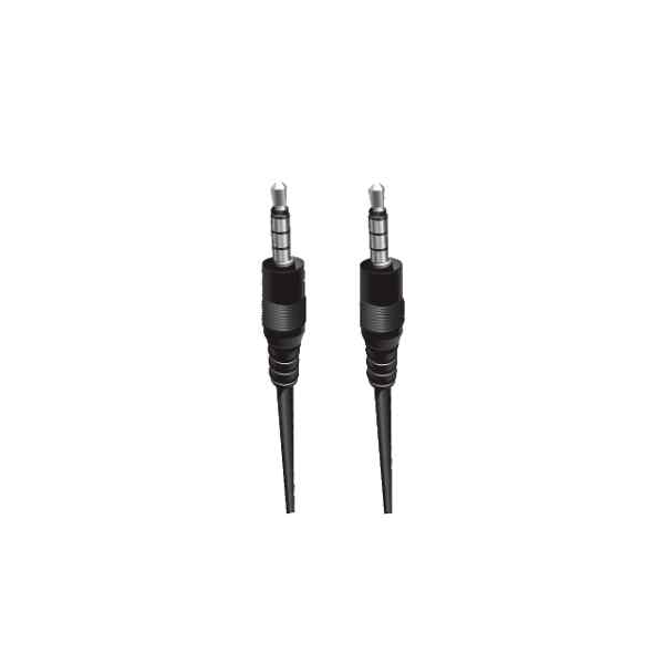 Cable de audio 3.5mm 3 metros negro l ARGOM-0