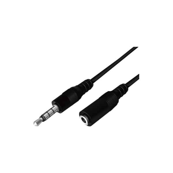 Adaptador 3.5mm macho a hembra 1.5M l ARGOM-26936