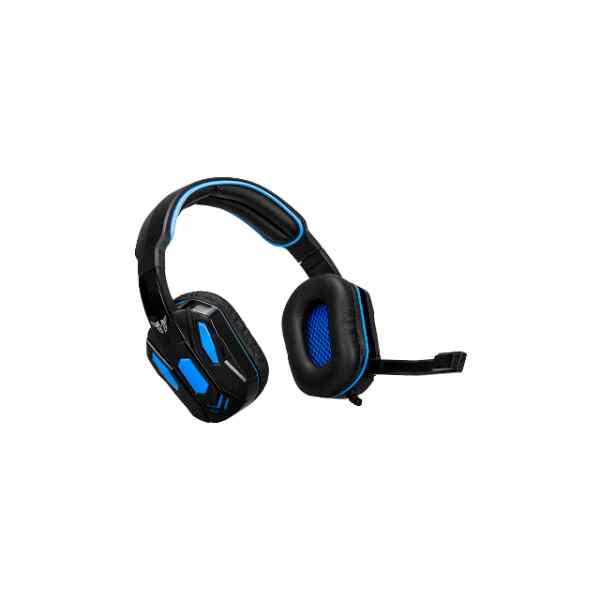Audifonos tipo headset con microfono azul-negro l ARGOM-0