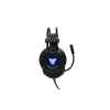 Audifonos tipo headset con microfono negro l ARGOM-27104