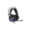 Audifonos tipo headset con microfono negro l ARGOM-27105