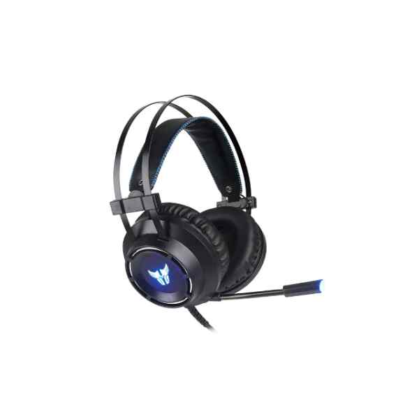 Audifonos tipo headset con microfono negro l ARGOM-27105