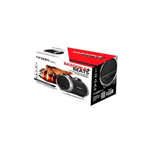 Bocina bluetooth bazooka 18w negro l ARGOM-27201