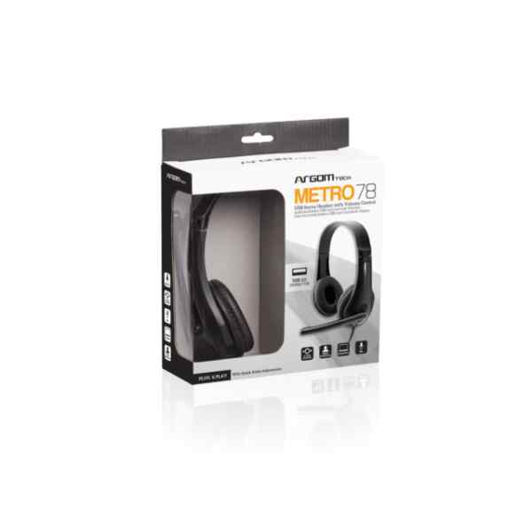 Audifonos metro78 usb con microfono l ARGOM-27165
