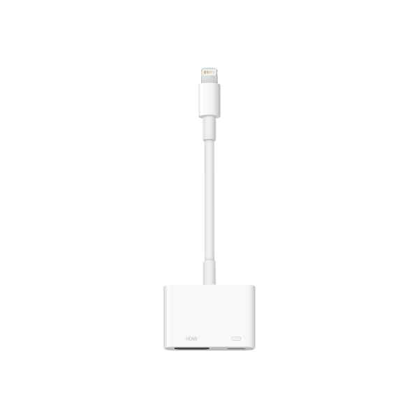 Apple Adaptador de conector Lightning a AV digital – Adaptador de Lightning a HDMI – Lightning macho a HDMI, Lightning hembra