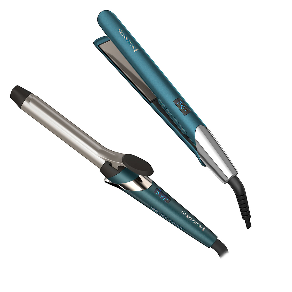 Combo Plancha Tenaza Terapia de Coco S8607-CI88607-F REMINGTON