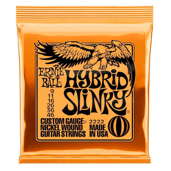 Set de Cuerdas para guitarra electrica Hybrid Slinky | P02222 – ERNIE BALL