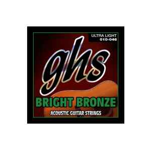 Cuerdas para guitarra acustica Bright Bronze l BB10U SET – GHS