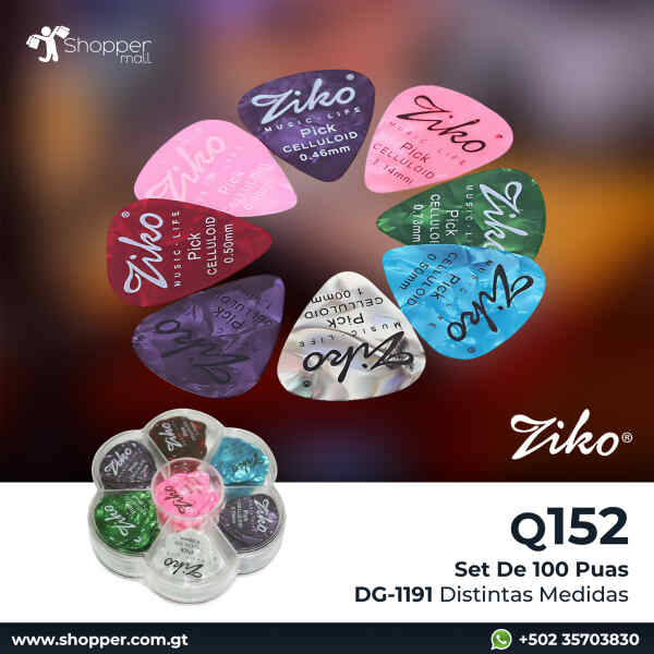 Set de Puas para Guitarra l DG-1191 – ZIKO