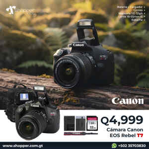 Camara EOS Rebel T7 18-55mm IS | CANON