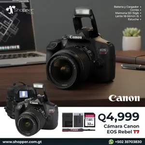 Camara EOS Rebel T7 18-55MM IS II | CANON