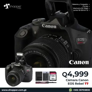 Camara EOS Rebel T7 18-55MM IS II | CANON