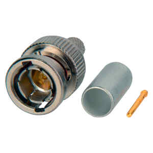 Conector de 75ohms, Belden, BNC-HDTV para cable 1855 AWG22 | CON-VI-1855-P-BEL – INRESA