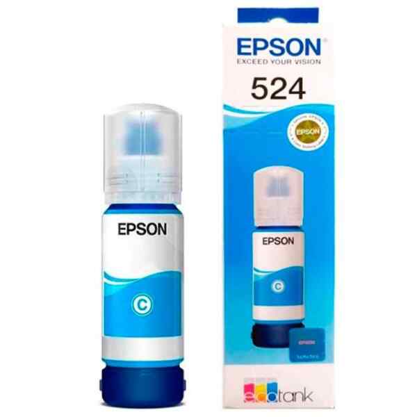 Epson – T524 – Ink bottle – Cyan