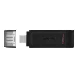 Kingston DataTraveler 70 – Unidad flash USB – 128 GB – USB-C 3.2 Gen 1
