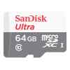 SanDisk Ultra – Tarjeta de memoria flash (adaptador microSDHC a SD Incluido) – 64 GB – Class 10 – microSDXC UHS-I
