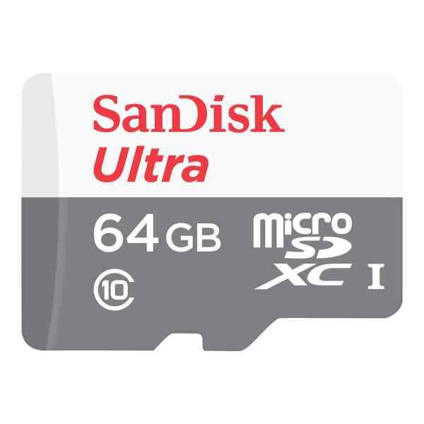 SanDisk Ultra – Tarjeta de memoria flash (adaptador microSDHC a SD Incluido) – 64 GB – Class 10 – microSDXC UHS-I SanDisk Ultra – Tarjeta de memoria flash (adaptador microSDHC a SD Incluido) – 64 GB – Class 10 – microSDXC UHS-I