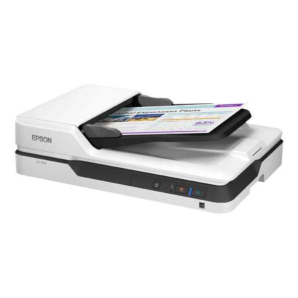 Epson DS-1630 – Escáner de documentos – a dos caras – Legal – 1200 ppp x 1200 ppp – hasta 25 ppm (mono) / hasta 25 ppm (color) – Alimentador automático de documentos (ADF) (50 hojas) – hasta 1500 exploraciones por día – USB 3.0